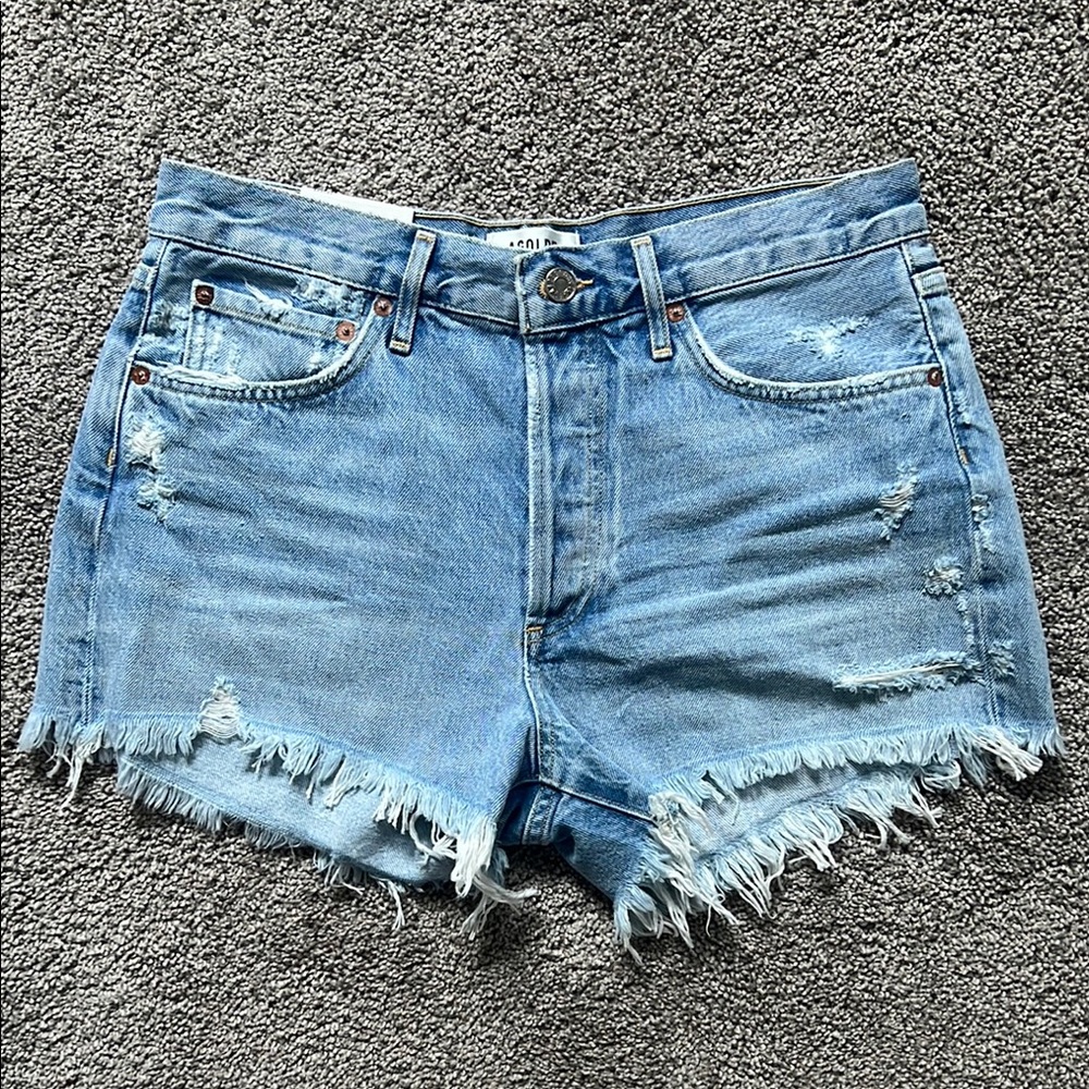 AGOLDE Parker cutoff shorts